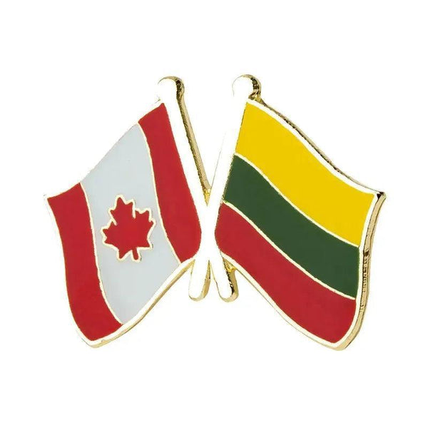 Lithuania Friendship Flag Lapel Pin Collection - Enamel Pin Flag