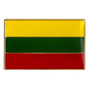 Lithuania Friendship Flag Lapel Pin Collection - Enamel Pin Flag