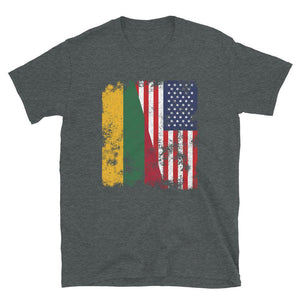 Lithuania USA Flag - Half American T-Shirt