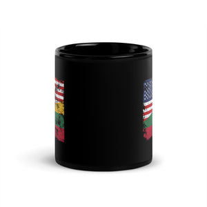 Lithuania USA Flag Mug