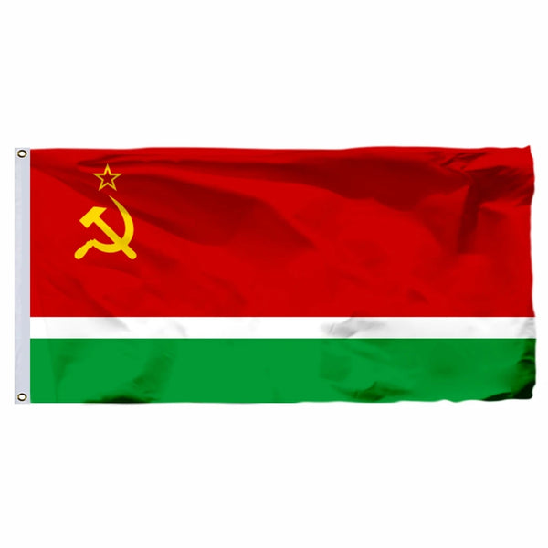 Lithuanian Soviet Socialist Republic Flag - 90x150cm(3x5ft) - 60x90cm(2x3ft)
