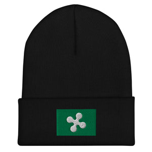 Lombardy Flag Beanie - Embroidered Winter Hat