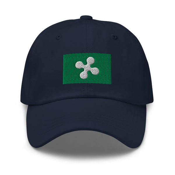 Lombardy Flag Cap - Adjustable Embroidered Dad Hat