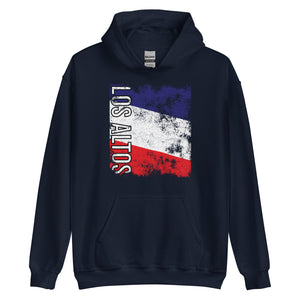 Los Altos Flag - Distressed Flag Hoodie