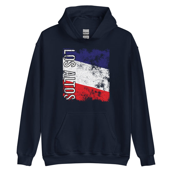 Los Altos Flag - Distressed Flag Hoodie