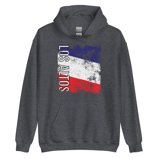 Los Altos Flag - Distressed Flag Hoodie