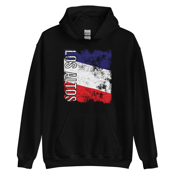 Los Altos Flag - Distressed Flag Hoodie