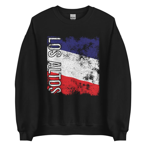 Los Altos Flag - Distressed Flag Sweatshirt