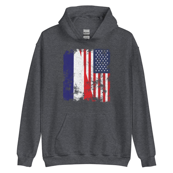 Los Altos USA Flag - Half American Hoodie