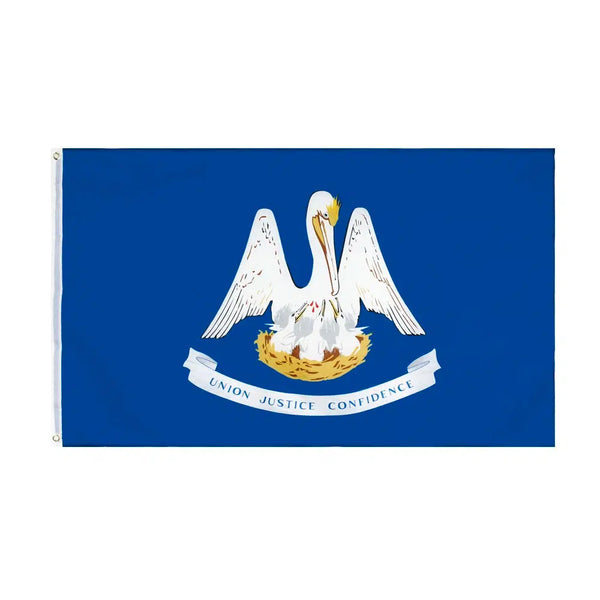 Louisiana State Flag - 90x150cm(3x5ft) - 60x90cm(2x3ft)