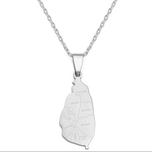 Lucia Map Necklace