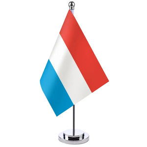 Luxembourg Desk Flag - Small Office Table Flag