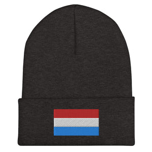 Luxembourg Flag Beanie - Embroidered Winter Hat