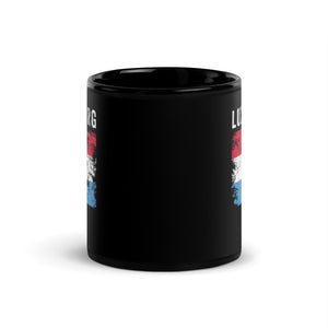 Luxembourg Flag Distressed Mug