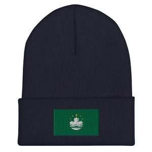 Macau Flag Beanie - Embroidered Winter Hat