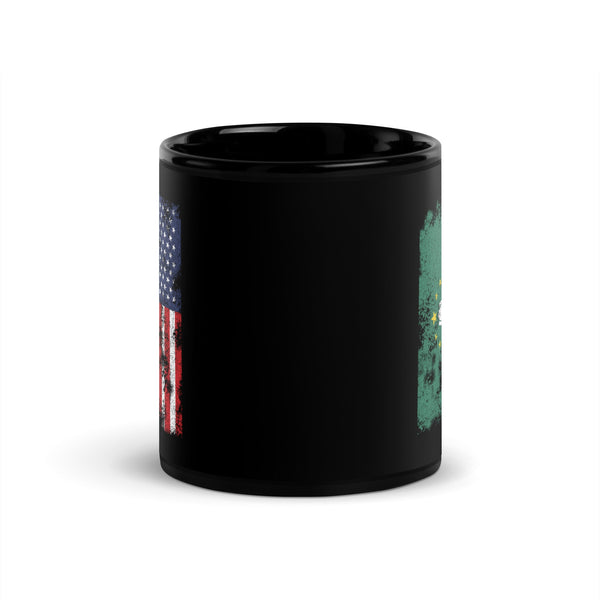 Macau USA Flag - Half American Mug