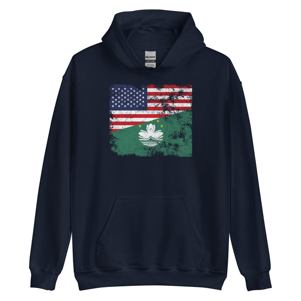 Macau USA Flag Hoodie