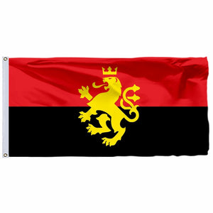 Macedonia Black Red Lion Flag - 90x150cm(3x5ft) - 60x90cm(2x3ft)
