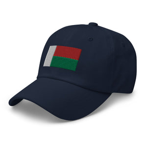 Madagascar Flag Cap - Adjustable Embroidered Dad Hat