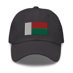 Madagascar Flag Cap - Adjustable Embroidered Dad Hat