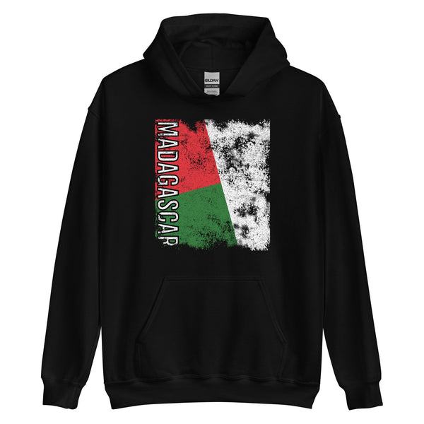 Madagascar Flag - Distressed Flag Hoodie