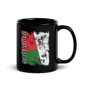 Madagascar Flag - Distressed Flag Mug