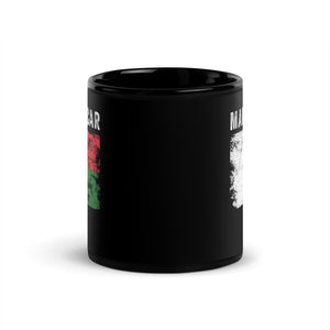 Madagascar Flag Distressed Malagasy Flag Mug