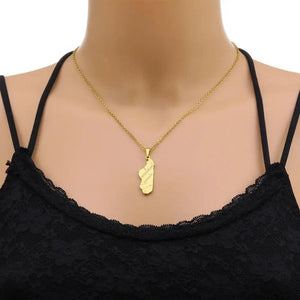 Madagascar Flag Map Necklace