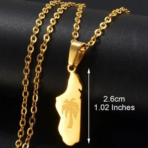 Madagascar Map Necklace Collection