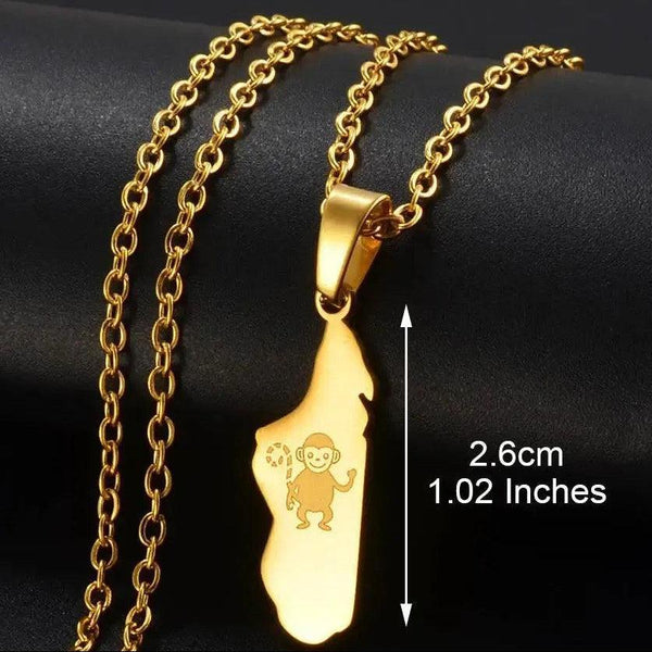 Madagascar Map Necklace Collection
