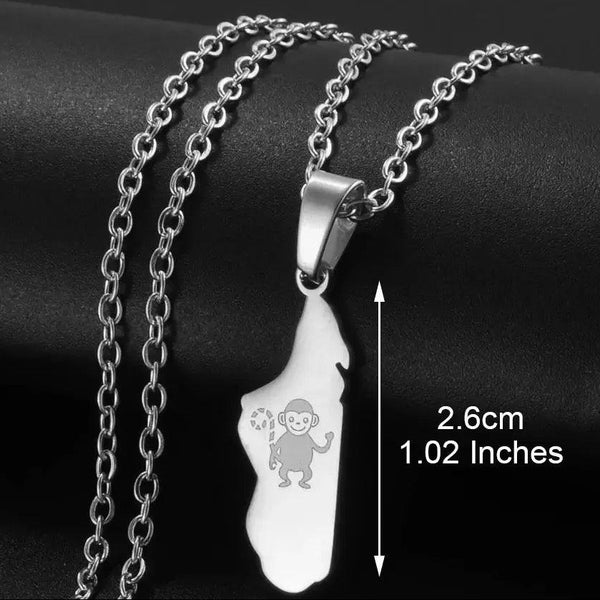 Madagascar Map Necklace Collection