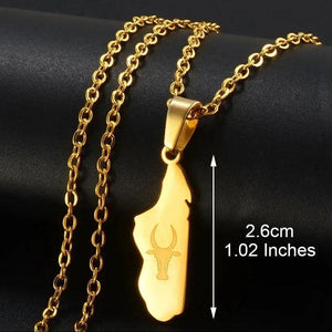 Madagascar Map Necklace Collection