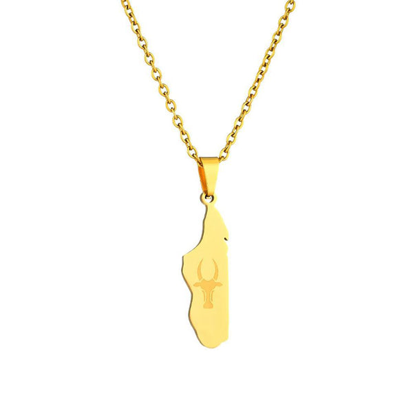 Madagascar Map Necklace Collection
