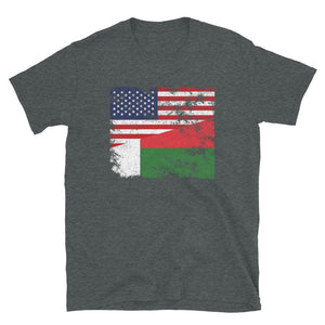 Madagascar USA Flag T-Shirt