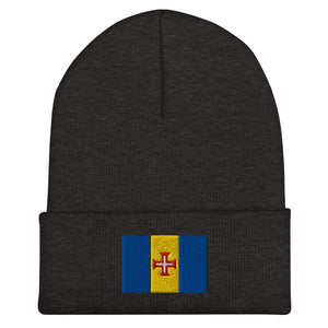 Madeira Flag Beanie - Embroidered Winter Hat