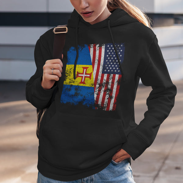 Madeira USA Flag Hoodie