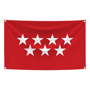 Madrid Flag - 90x150cm(3x5ft) - 60x90cm(2x3ft)