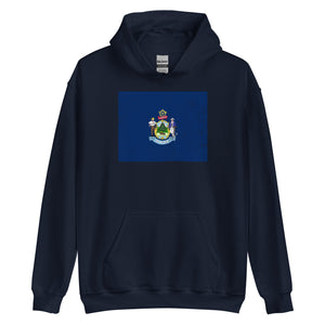 Maine State Flag Hoodie