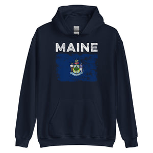 Maine State Flag Hoodie