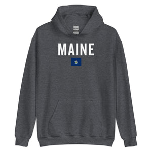 Maine State Flag Hoodie