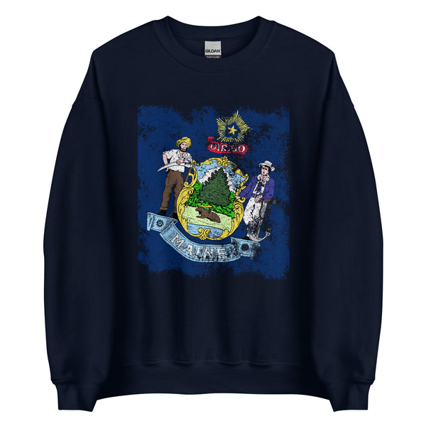Maine State Flag Sweatshirt