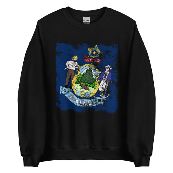 Maine State Flag Sweatshirt