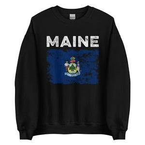 Maine State Flag Sweatshirt