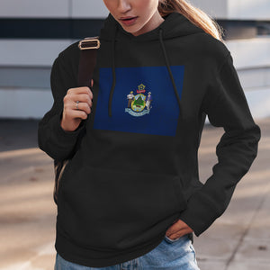 Maine State Flag Hoodie
