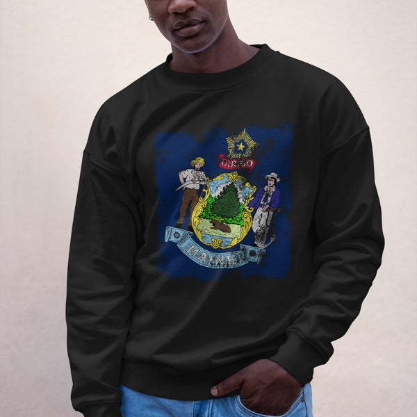 Maine State Flag Sweatshirt
