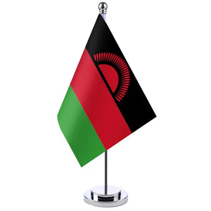 Malawi Desk Flag - Small Office Table Flag