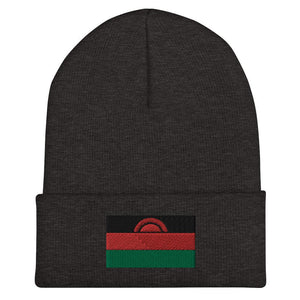 Malawi Flag Beanie - Embroidered Winter Hat