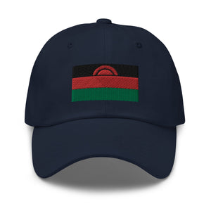 Malawi Flag Cap - Adjustable Embroidered Dad Hat