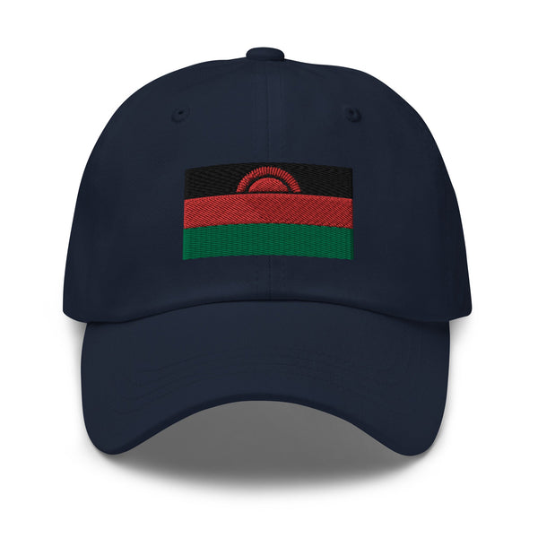 Malawi Flag Cap - Adjustable Embroidered Dad Hat