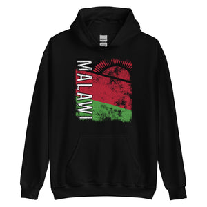 Malawi Flag - Distressed Flag Hoodie